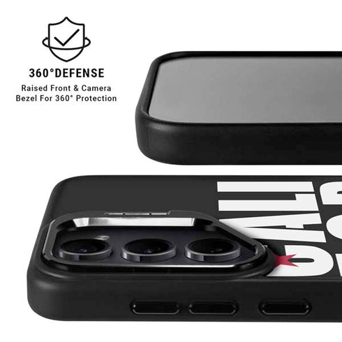 California Black Block Galaxy S24 FE Kickstand Case